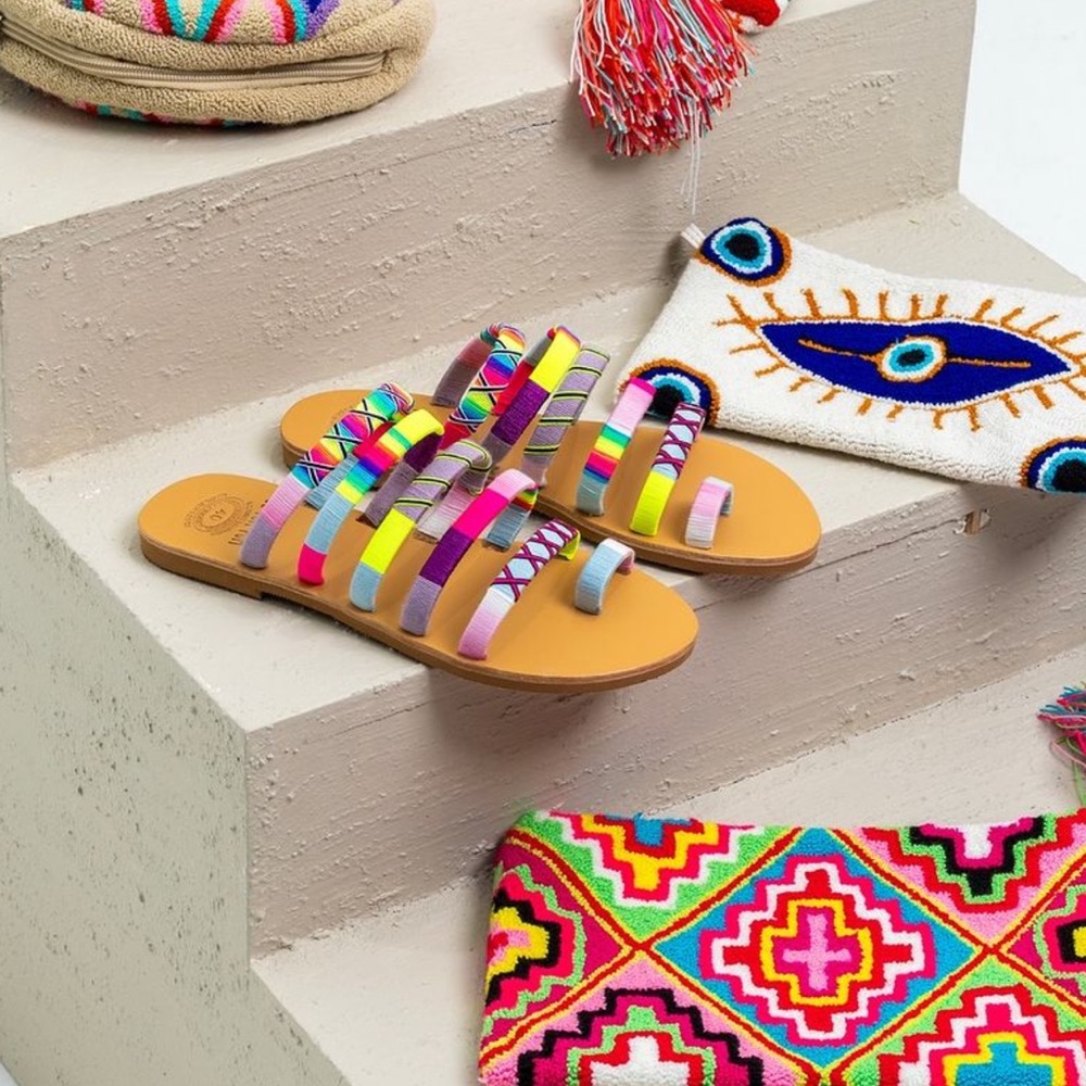 NWOT Le Pom Pom BRIDGET STRAPPY SANDALS